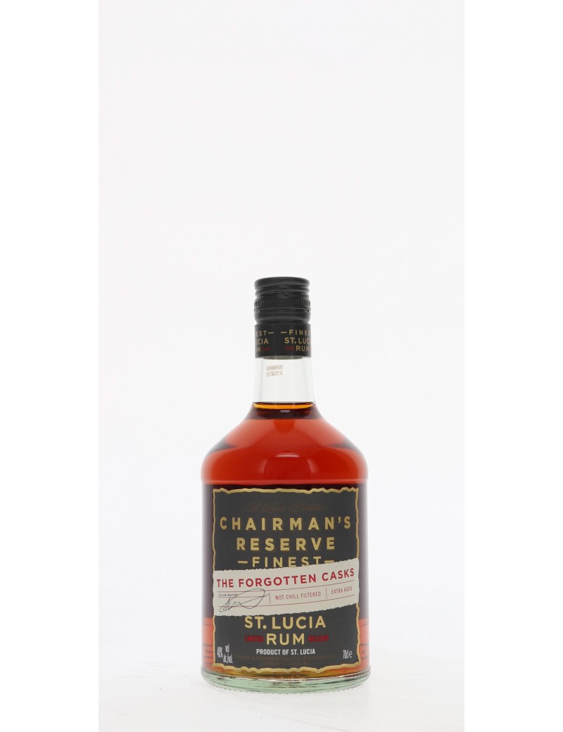 RHUM CHAIRMAN'S RESERVE THE FORGOTTEN CASKS ST LUCIA 40°   70CL