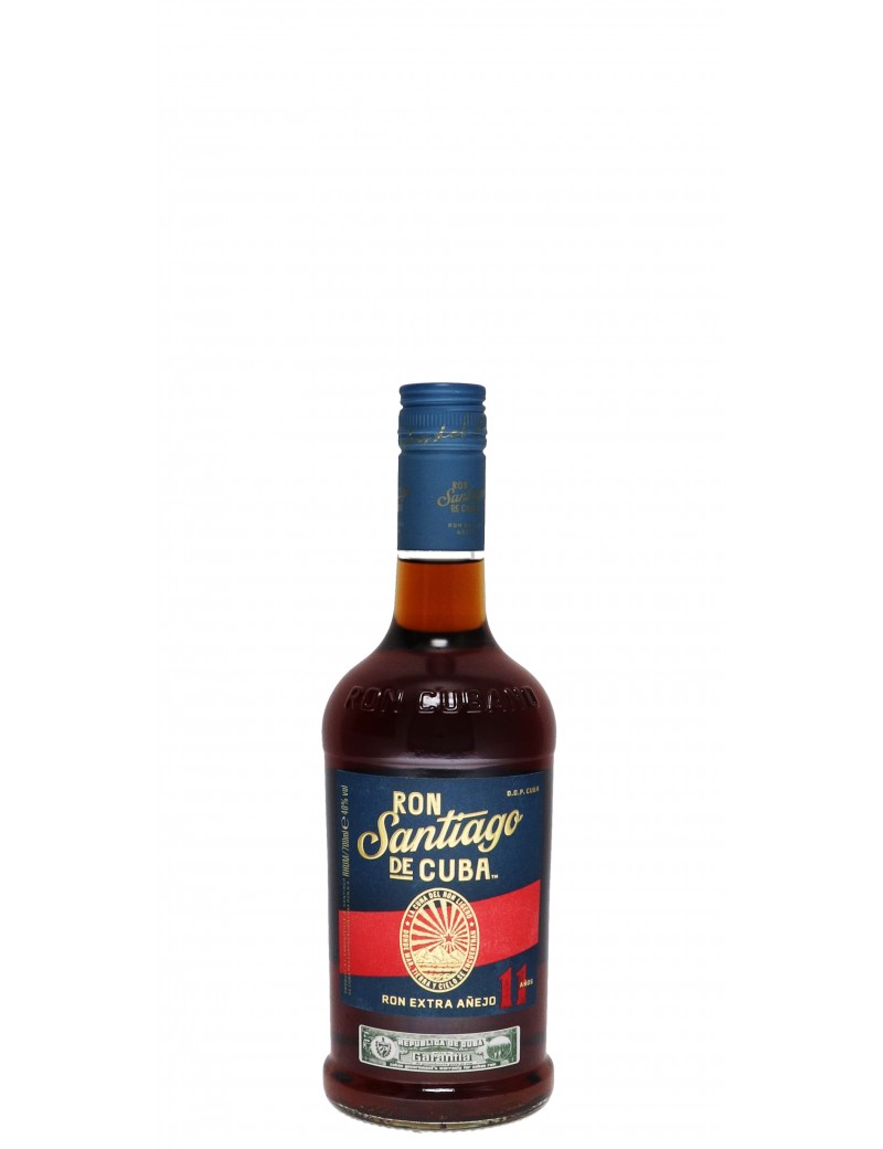 RHUM SANTIAGO DE CUBA 11 ANS 40°   70CL