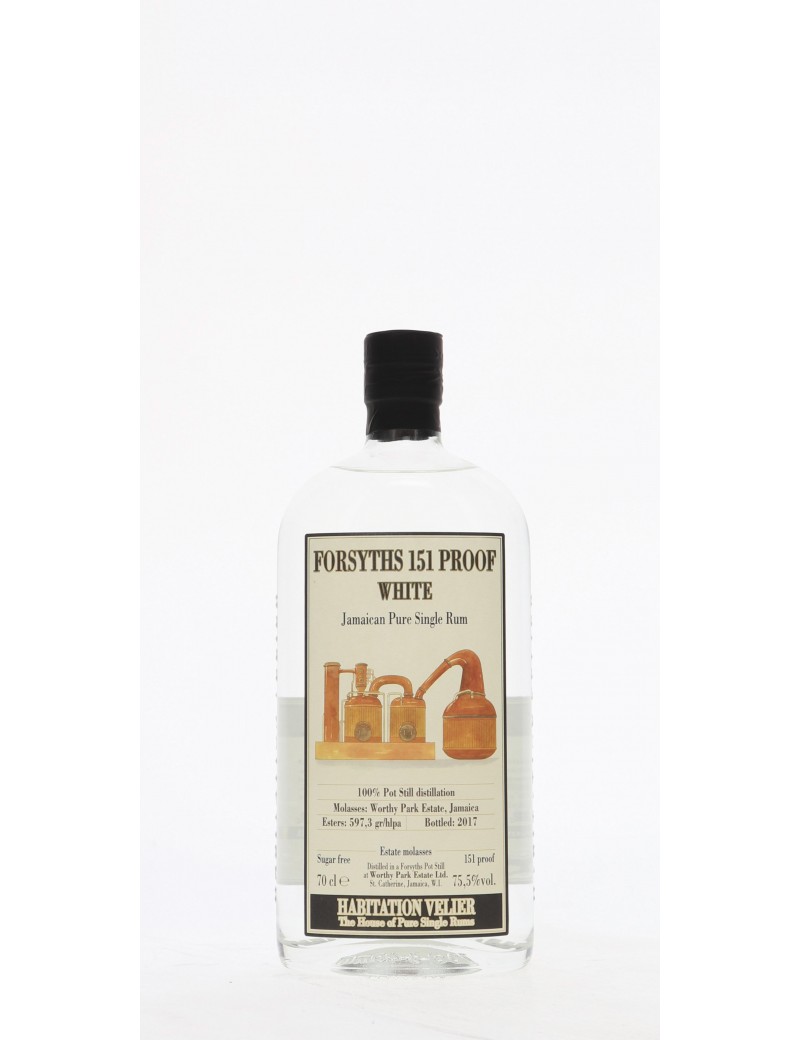 RHUM VELIER FORSYTHS 151 PROOF 75,5°   70CL