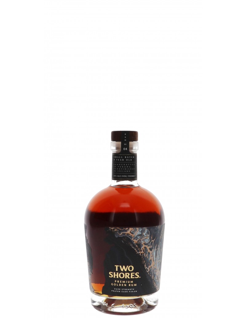 RHUM TWO SHORES CASK STRENGTH PEATED CASK FINISH 65°   70CL