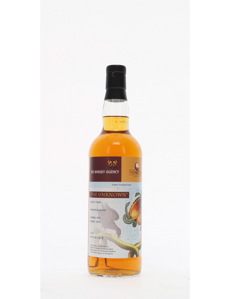 RHUM THE WHISKY AGENCY THE UNKNOWN TRINIDAD 24 ANS 50,4°   70CL