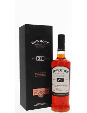 WHISKY BOWMORE 25 ANS 43°   70CL