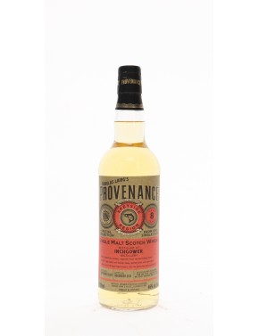 WHISKY DOUGLAS LAING'S PROVENANCE INCHGOWER 8 ANS 46°   70CL