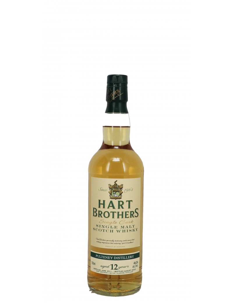 WHISKY HART BROTHERS PULTENEY 12 ANS 46°   70CL