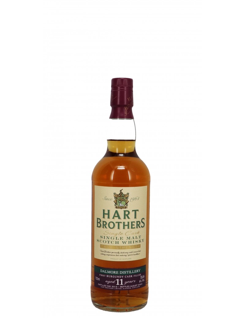 WHISKY HART BROTHERS DALMORE 11 ANS 55,6°   70CL
