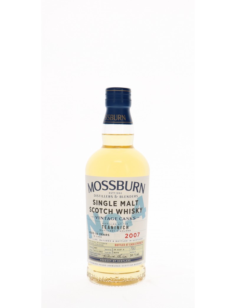 WHISKY MOSSBURN TEANINICH 2007 59,1°   70CL