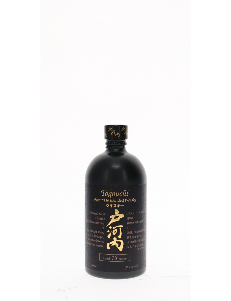 WHISKY TOGOUCHI 18 ANS 43,8°   70CL