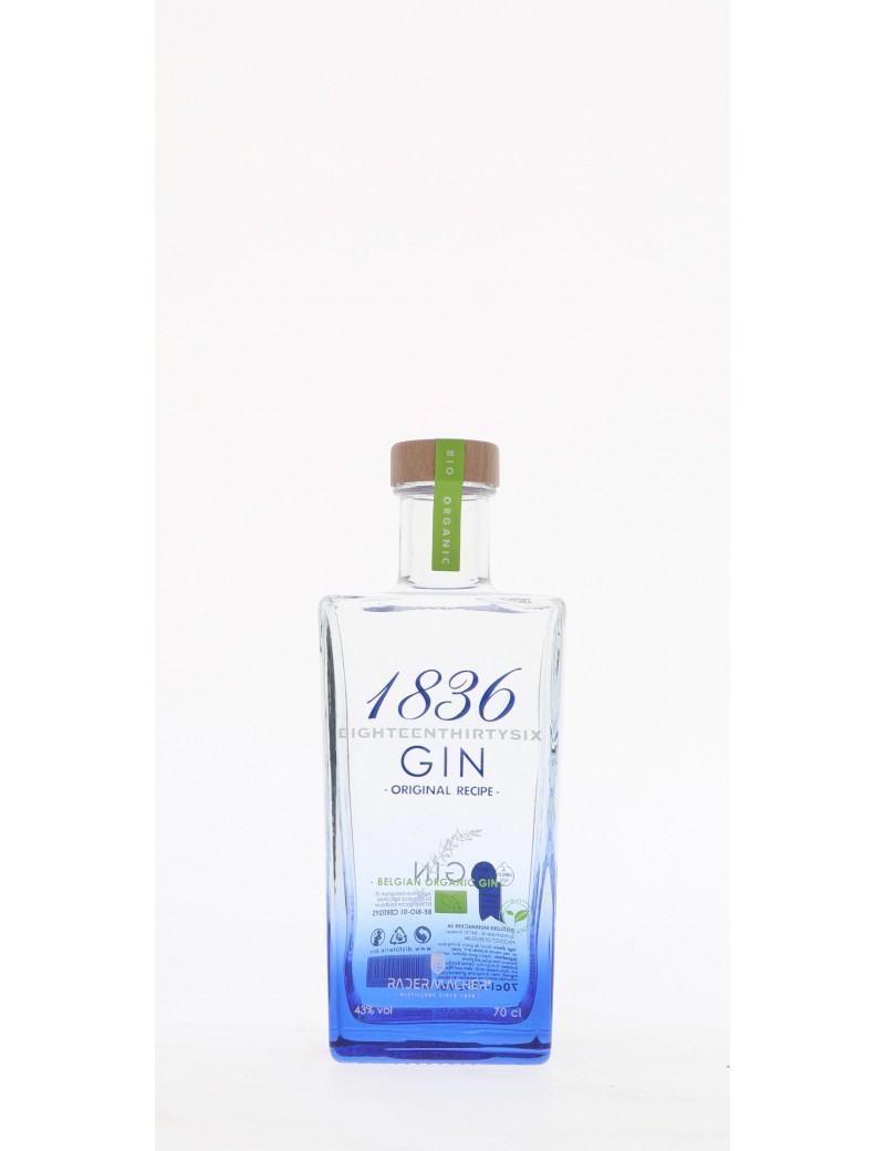 GIN RADERMACHER 1836 BELGIAN ORGANIC 43°   70CL