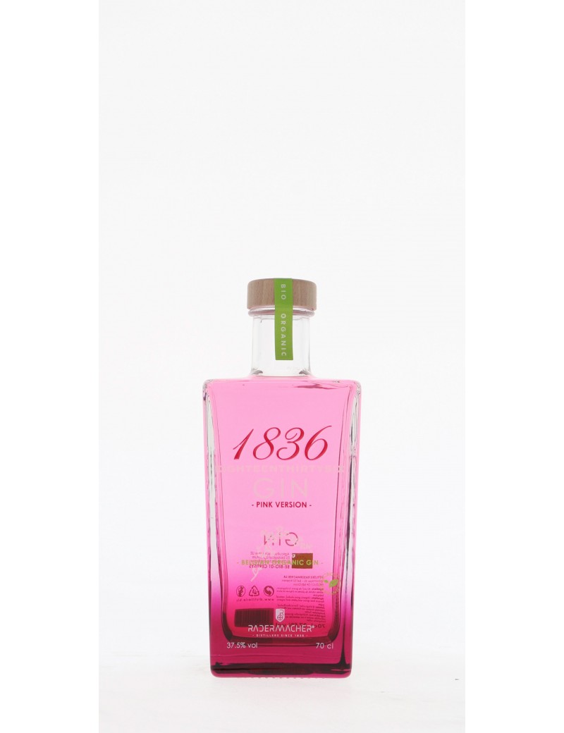 GIN RADERMACHER 1836 BELGIAN ORGANIC PINK 37,5°   70CL