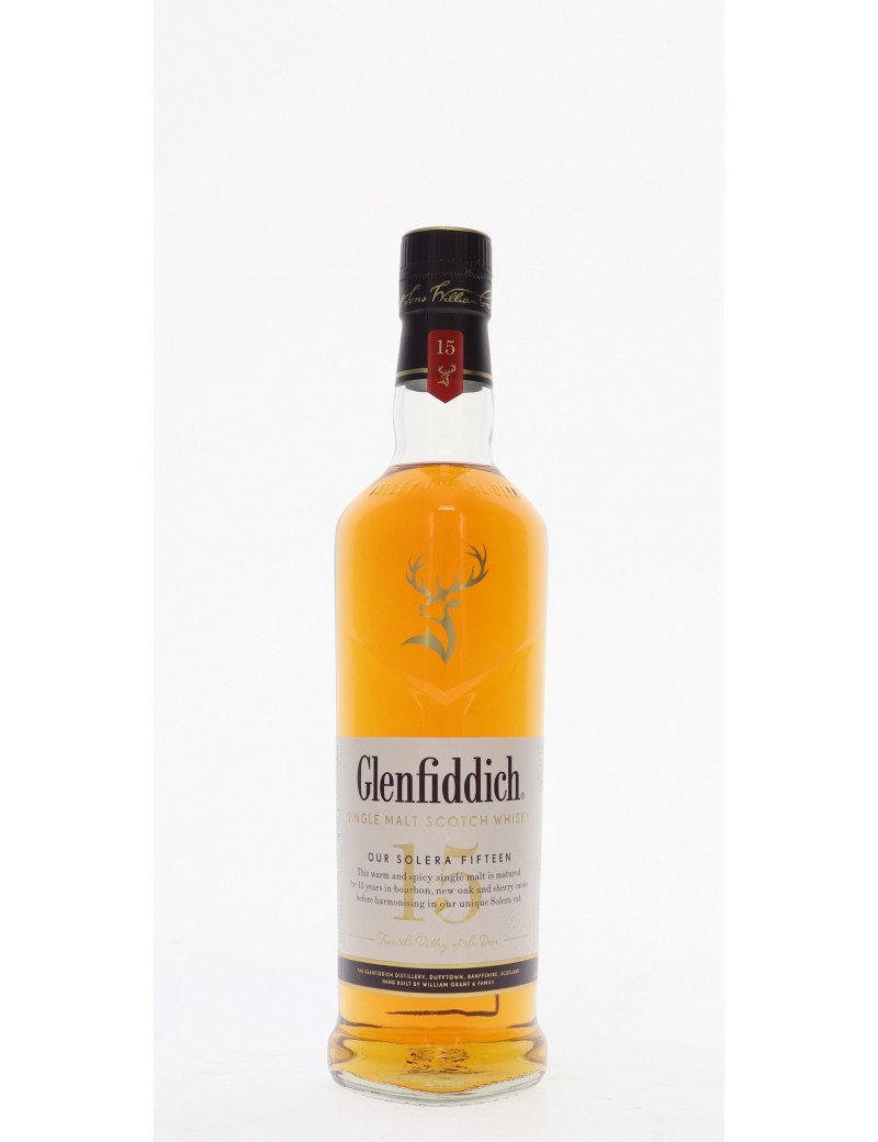 WHISKY GLENFIDDICH 15 ANS 40°   70CL