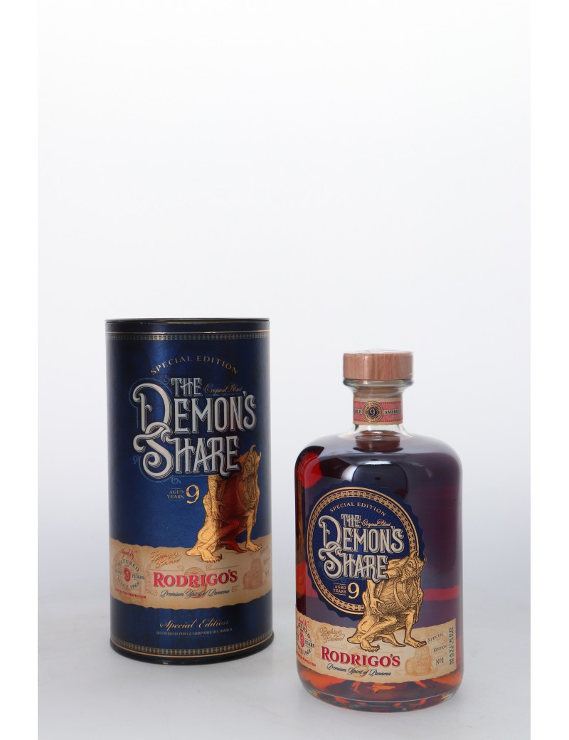 RHUM DEMON'S SHARE 9 YEARS RODRIGO LIMITED EDITION 40° 70CL