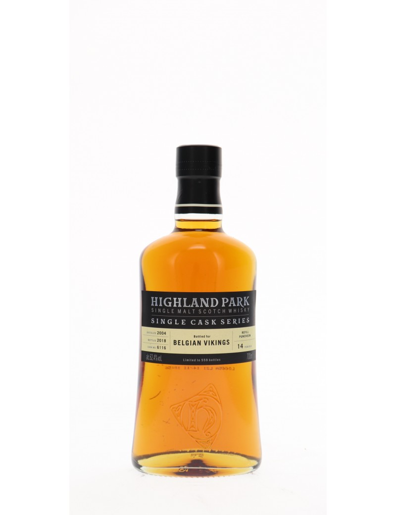 WHISKY HIGHLAND PARK 14 ANS BELGIAN VIKINGS 62,4°   70CL