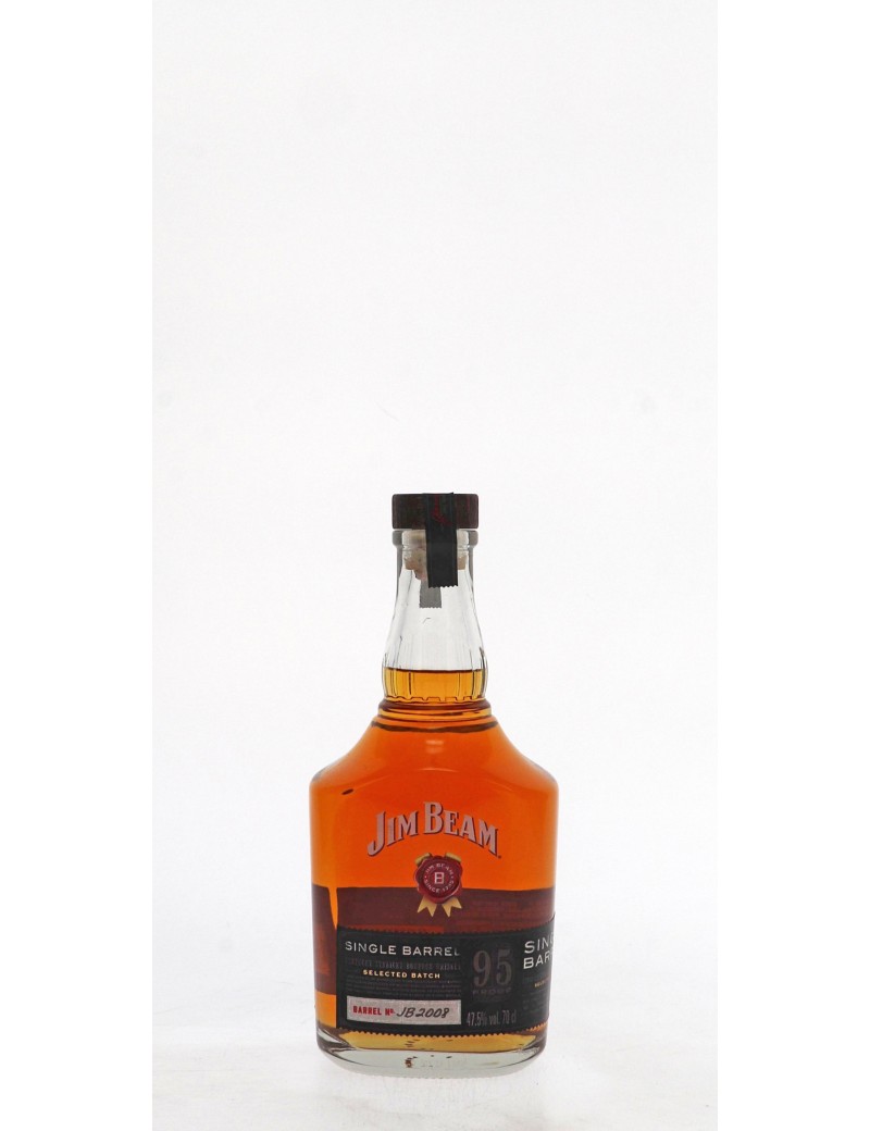 WHISKY JIM BEAM SINGLE BARREL 95 PROOF 47,5°   70CL