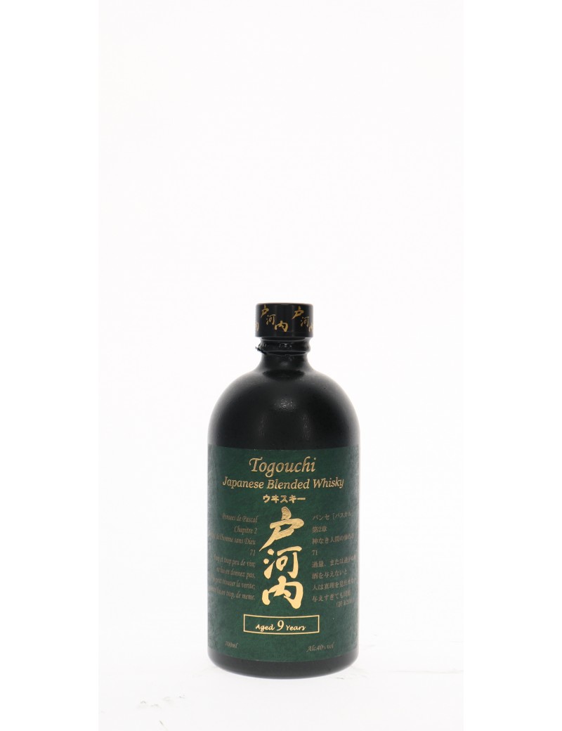 WHISKY TOGOUCHI 9 ANS 40°   70CL