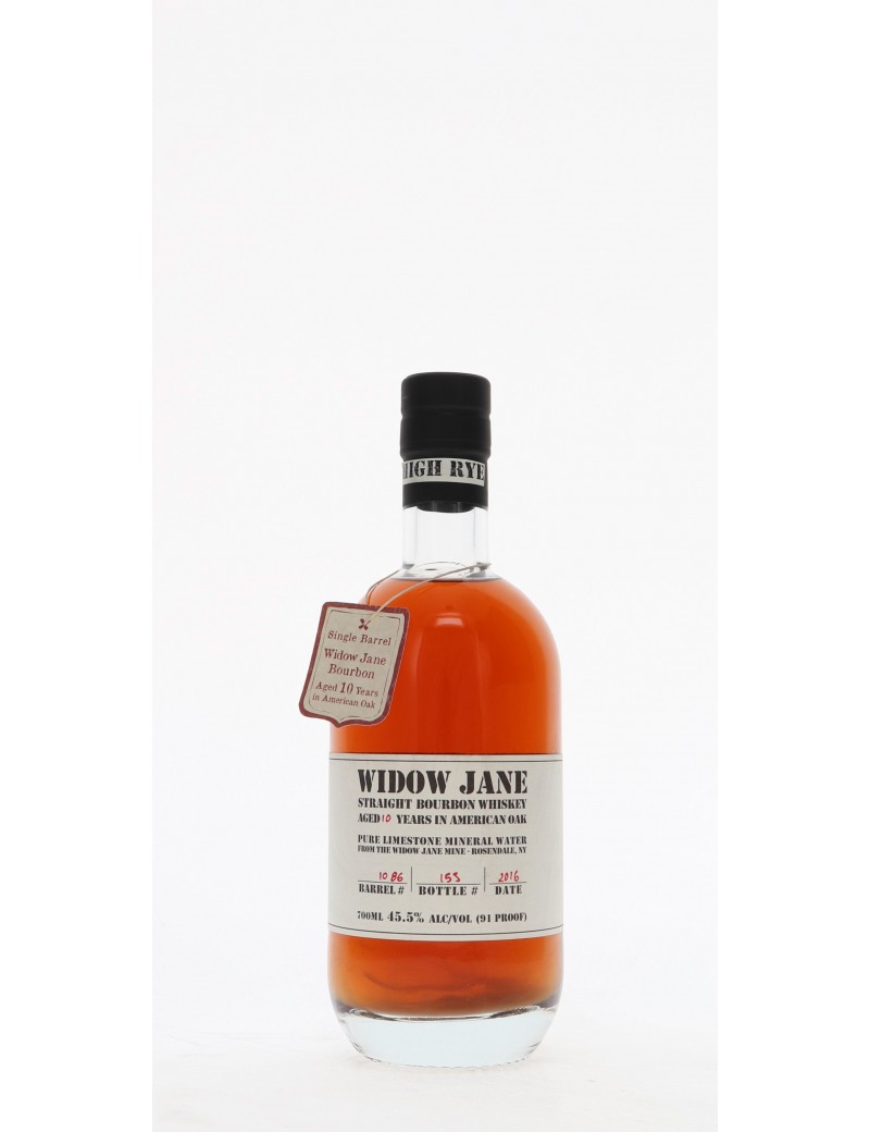 WHISKY WIDOW JANE 10 ANS HIGH RYE 45,5°   70CL