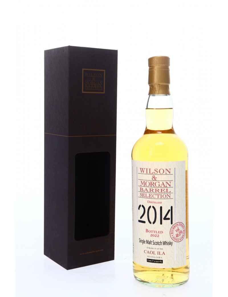 WHISKY WILSON & MORGAN CAOL ILA 8 ANS BOURBON FINISH 46° 70CL