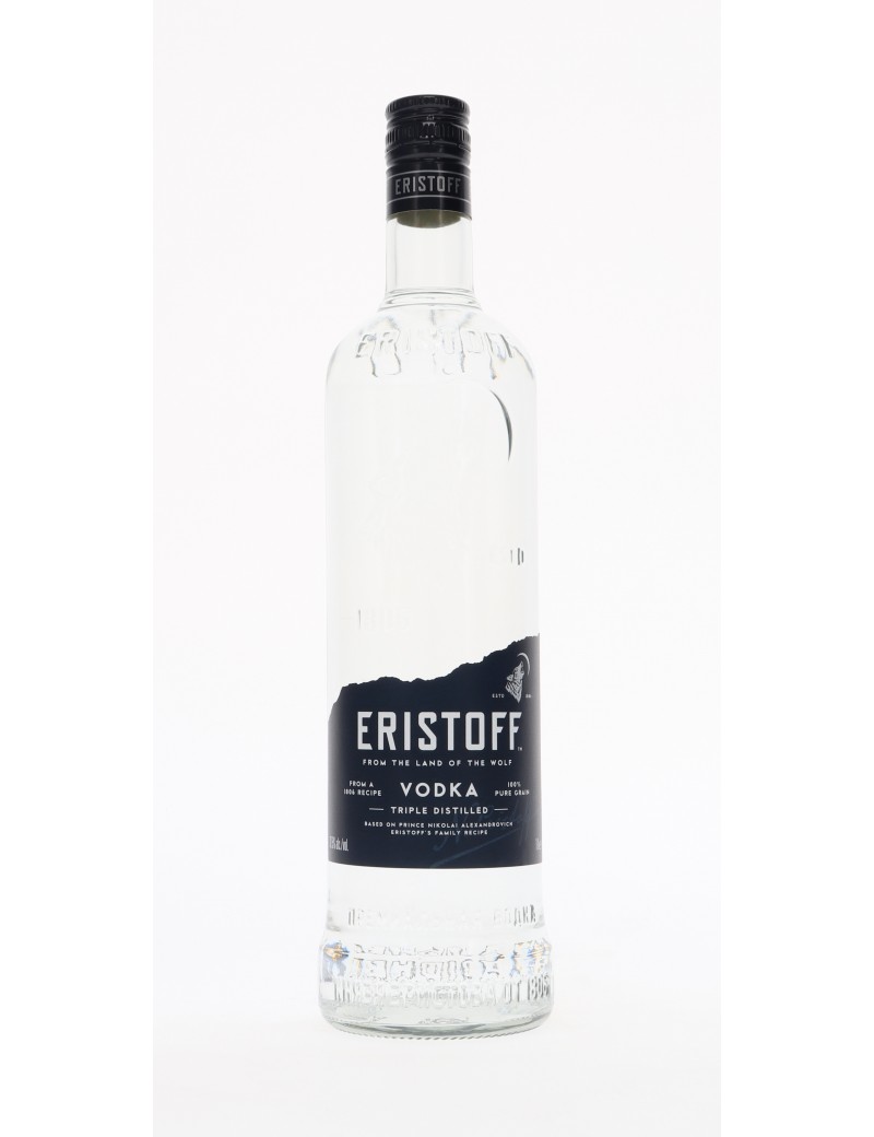 VODKA ERISTOFF BLANCHE 37,5°   1L