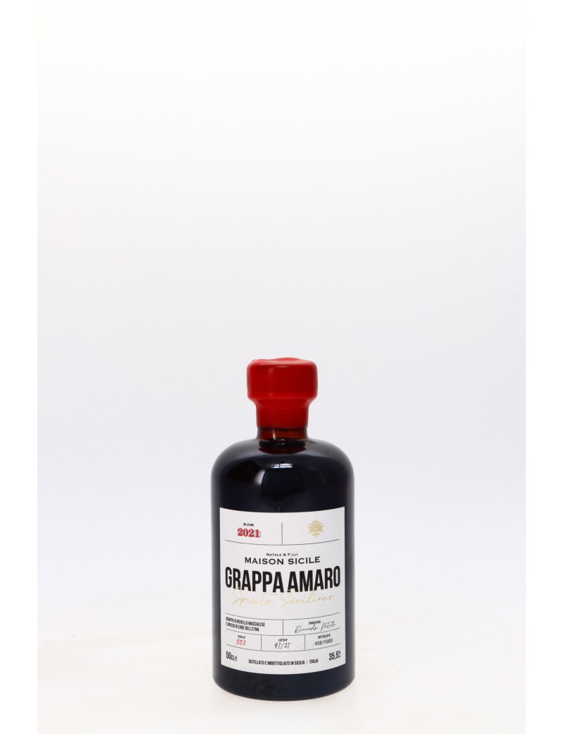 MAISON SICILE GRAPPA  AMARO 35,5° 50CL