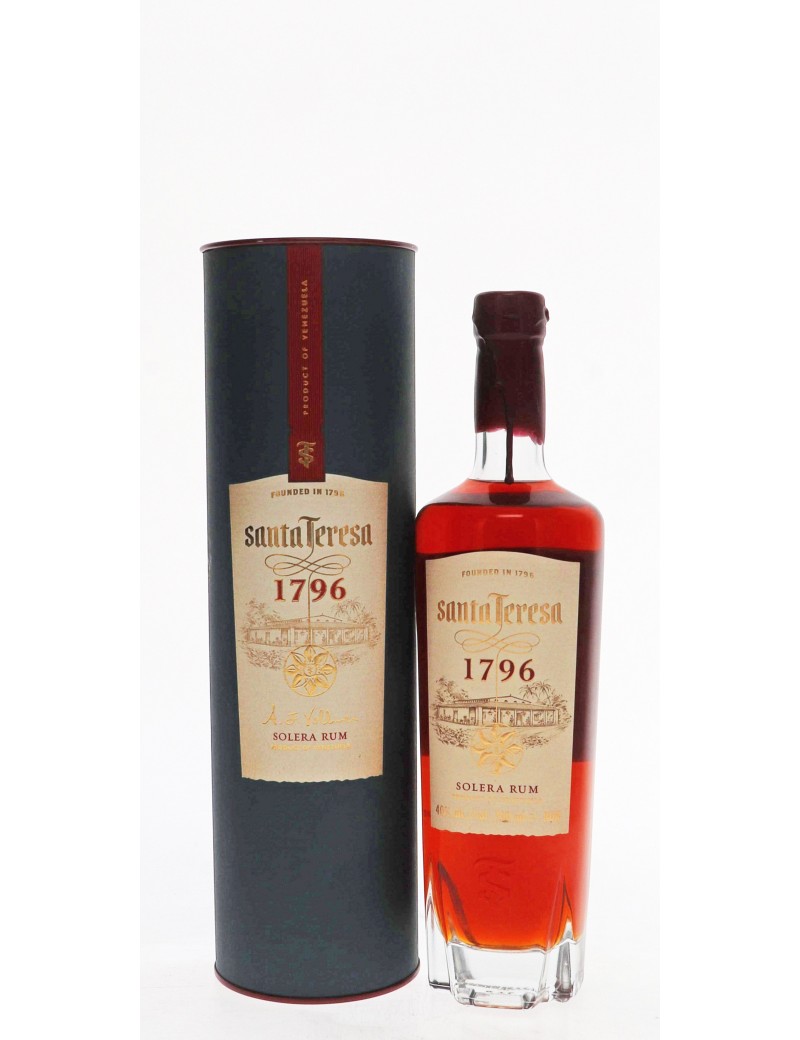 RHUM SANTA TERESA 1796 SOLERA 40°   70CL