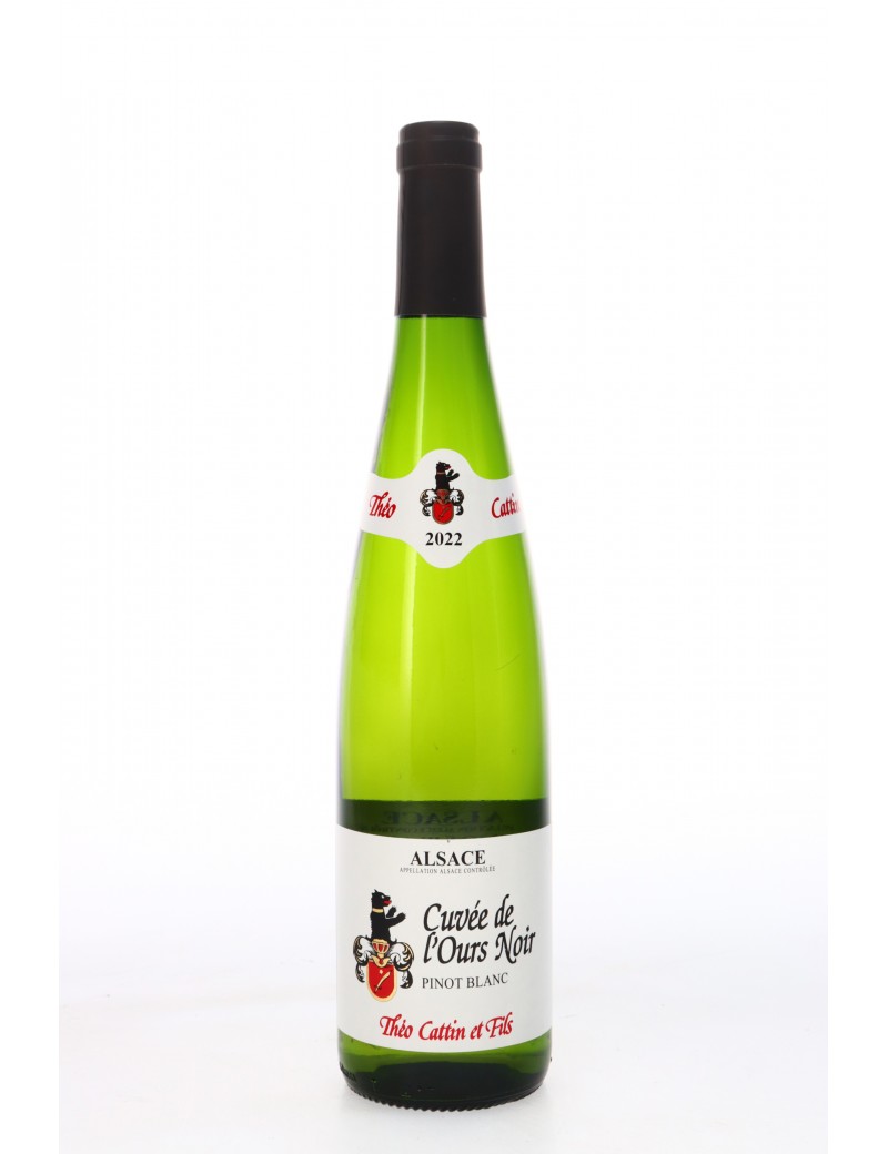 ALSACE PINOT BLANC CUVEE DE L'OURS NOIR THEO CATTIN