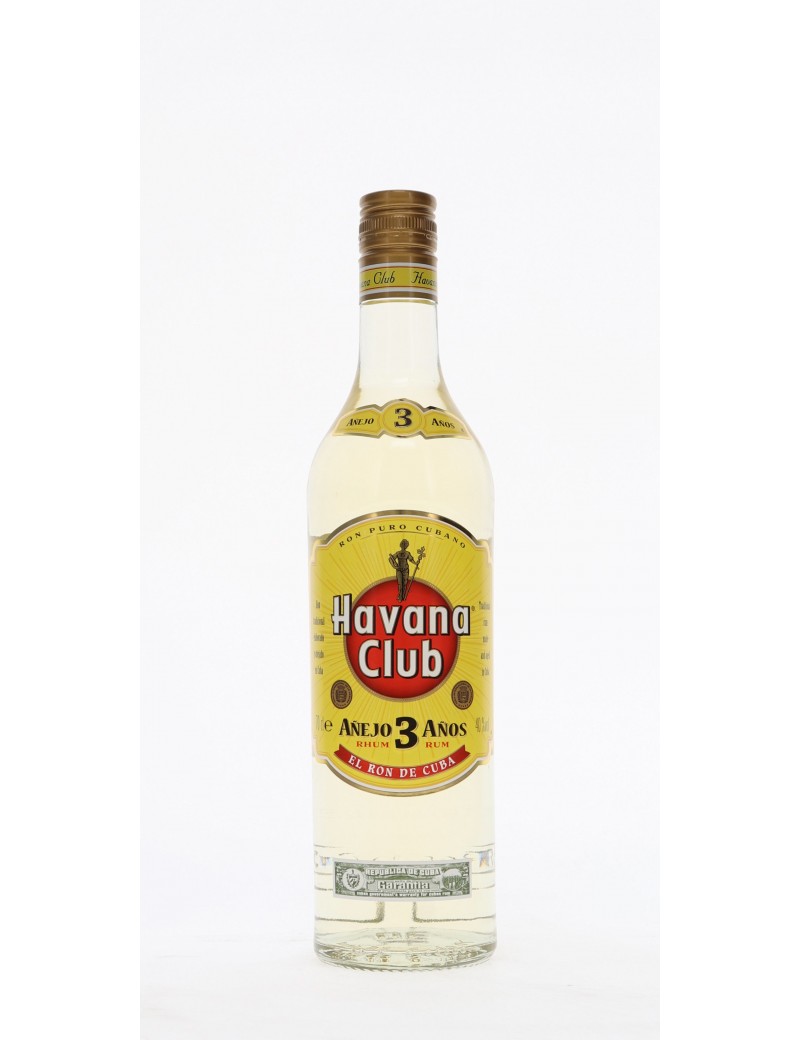 RHUM HAVANA CLUB 3 ANS 40°   70CL