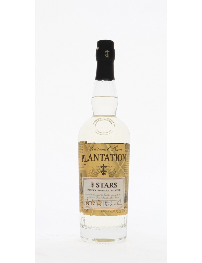 RHUM PLANTATION 3 STARS WHITE 41,2°   70CL