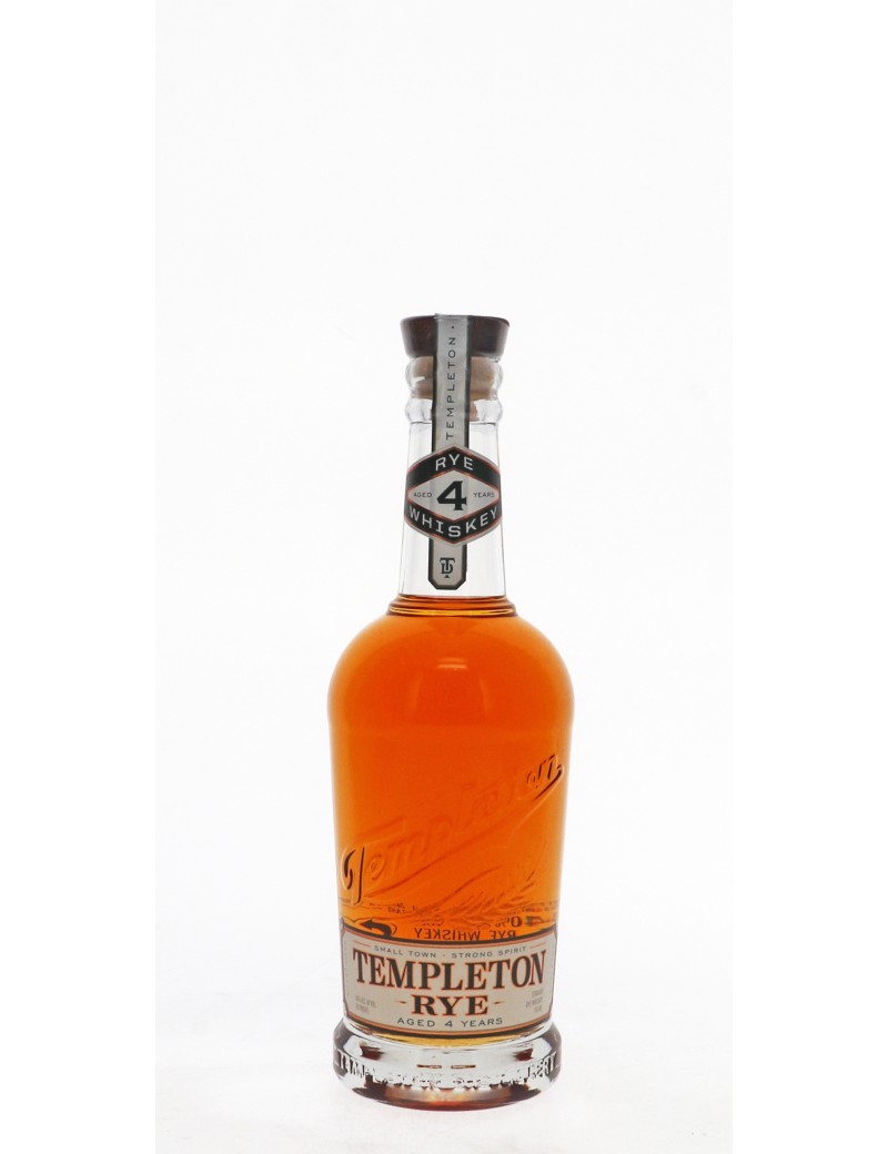 WHISKY TEMPLETON RYE 4 ANS 40°   70CL