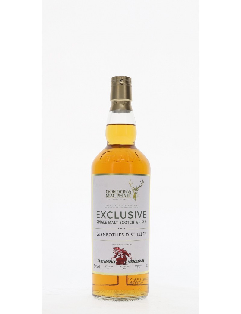 WHISKY GORDON & MACPHAIL WHISKY MERCENARY GLENROTHES 13 ANS 50 ° 70CL