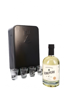 LIQUEUR GENEPEAK 35° 50CL 4 VERRES + COFFRET