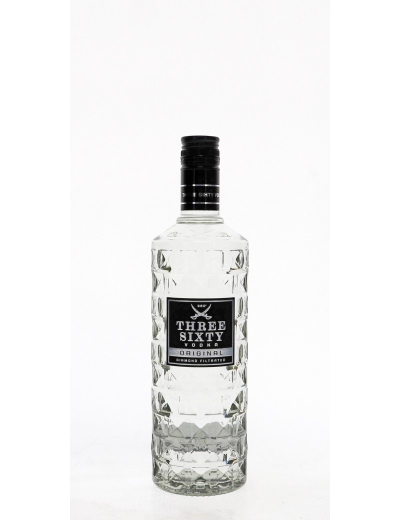 VODKA THREE SIXTY 37,5°   70CL