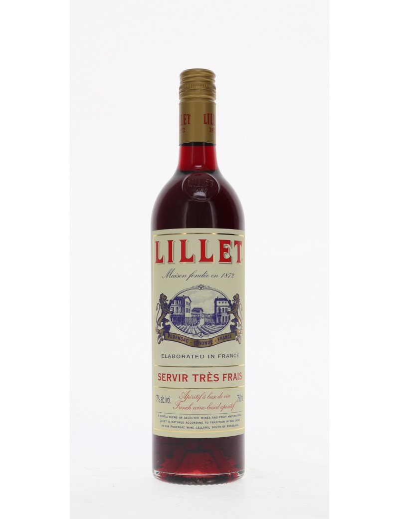 LILLET ROUGE 17°   75CL