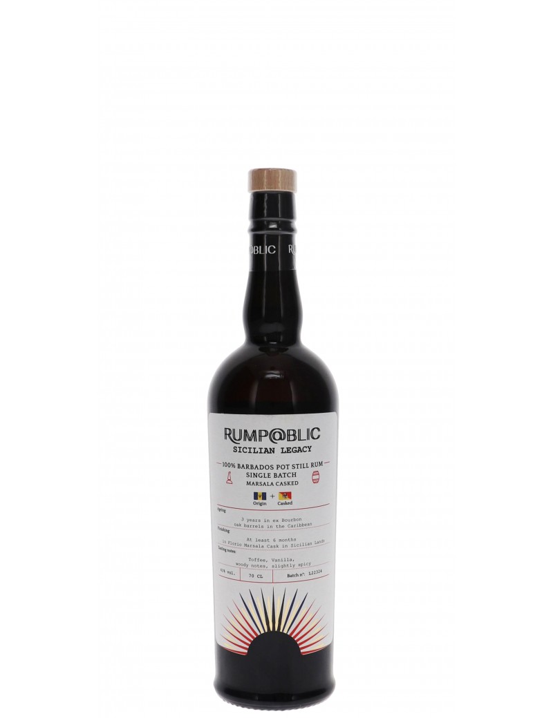 RHUM RUMP@BLIC BARBADOS MARSALA CASKED 43°   70CL