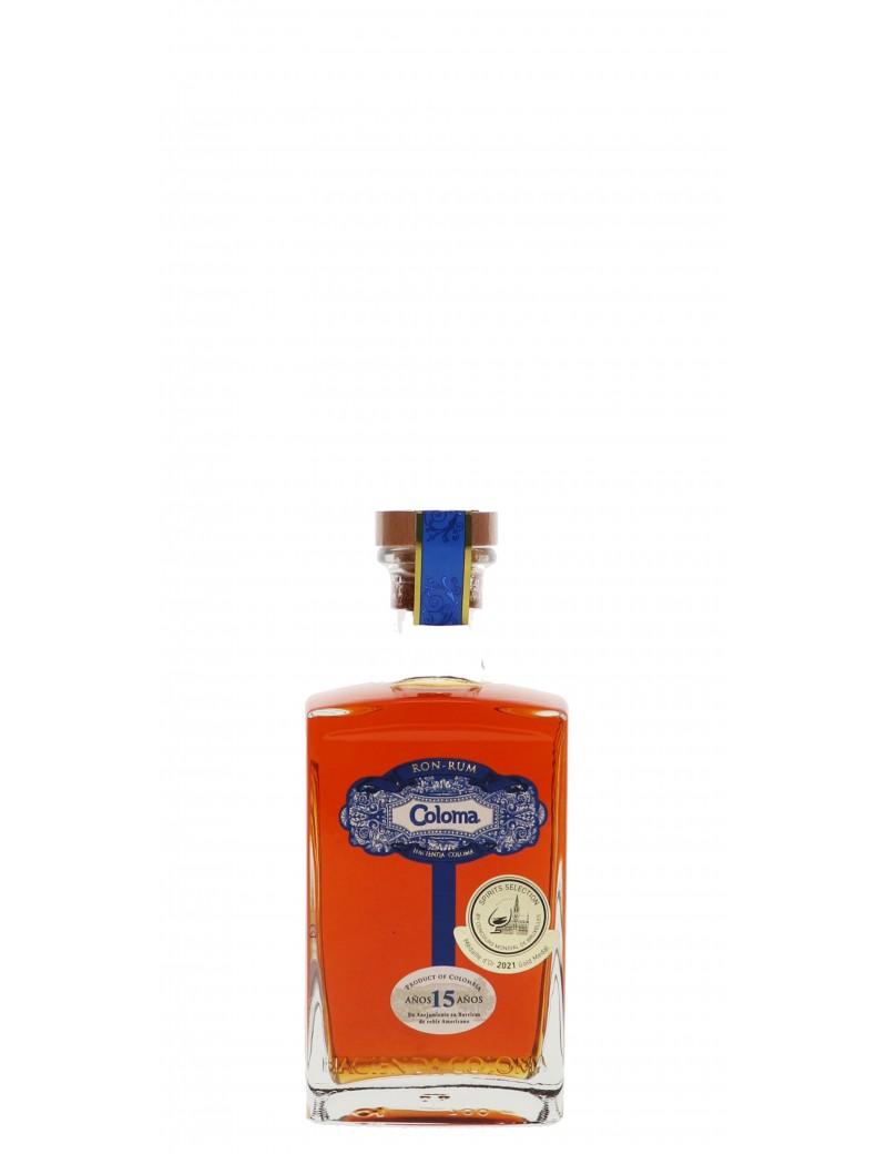 RHUM COLOMA 15 ANS 40°   70CL