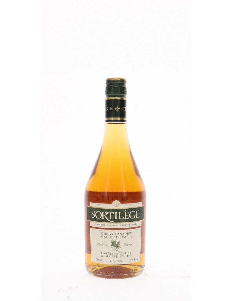 WHISKY CANADIEN SORTILEGE & SIROP D'ERABLE 30°   70CL