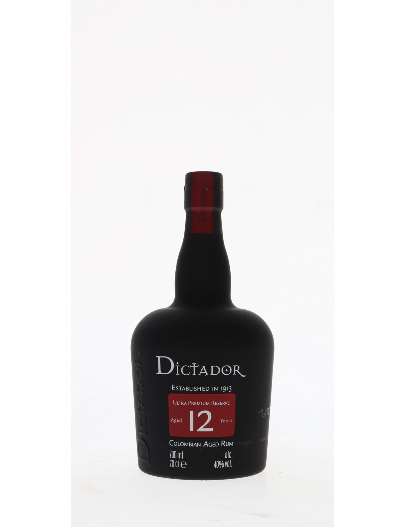 RHUM DICTADOR 12 ANS 40°   70CL