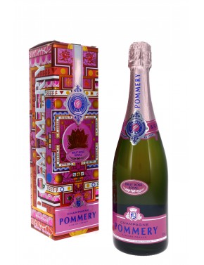 CHAMPAGNE POMMERY BRUT ROSE avec étui