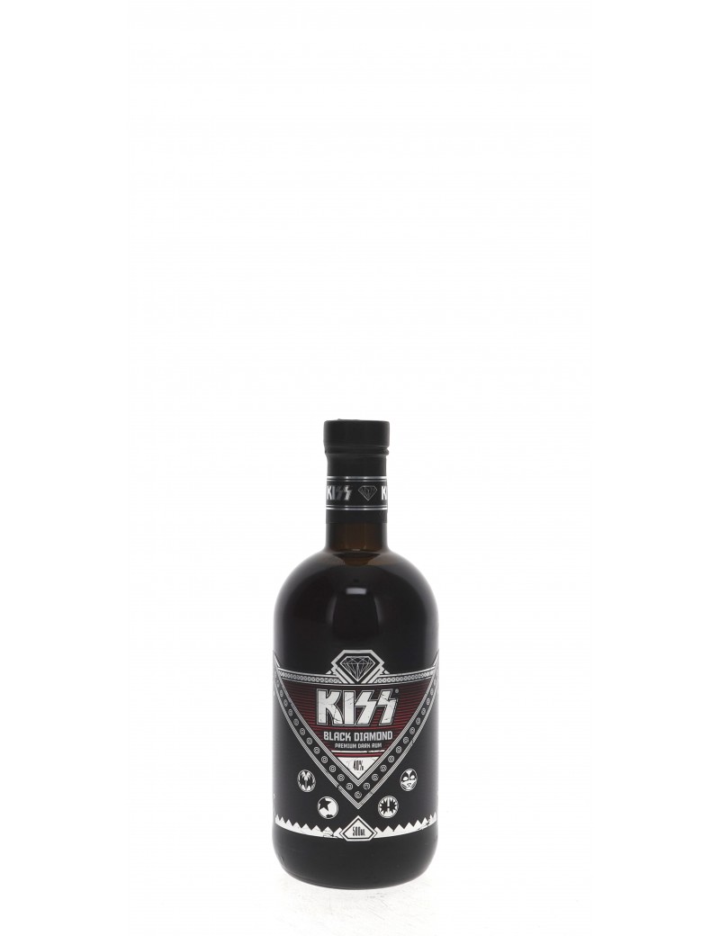 RHUM KISS BLACK DIAMOND 40°   50CL