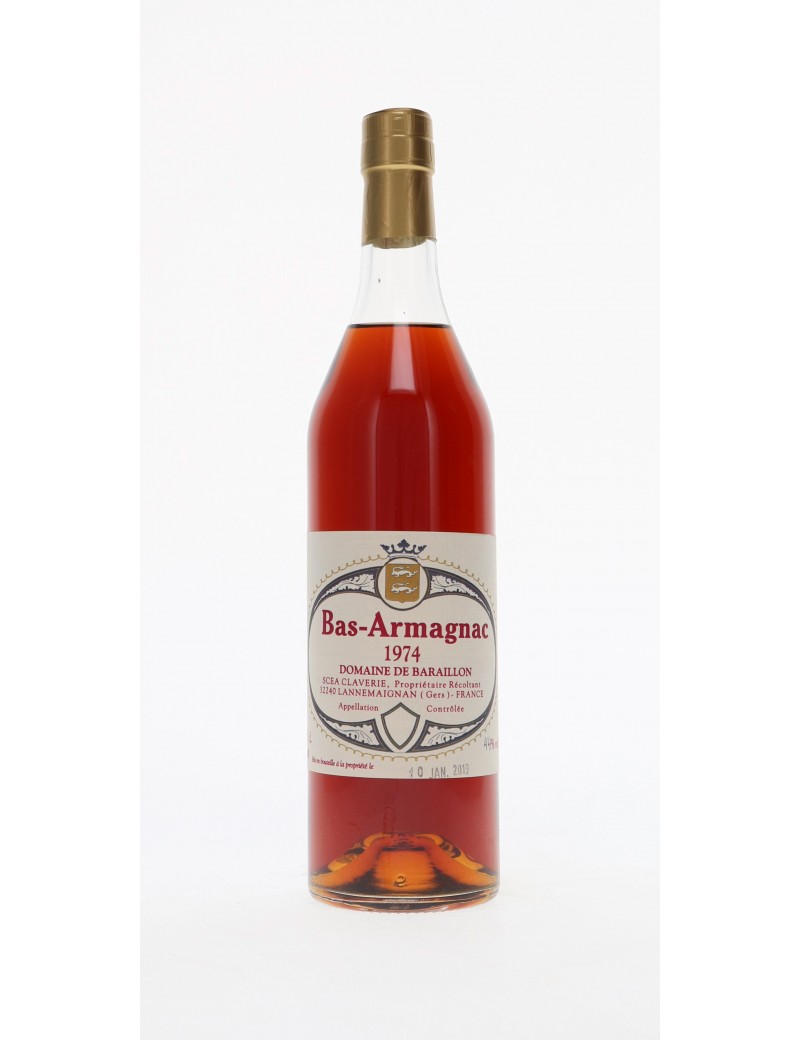 BAS-ARMAGNAC BARAILLON 1974 44°   70CL