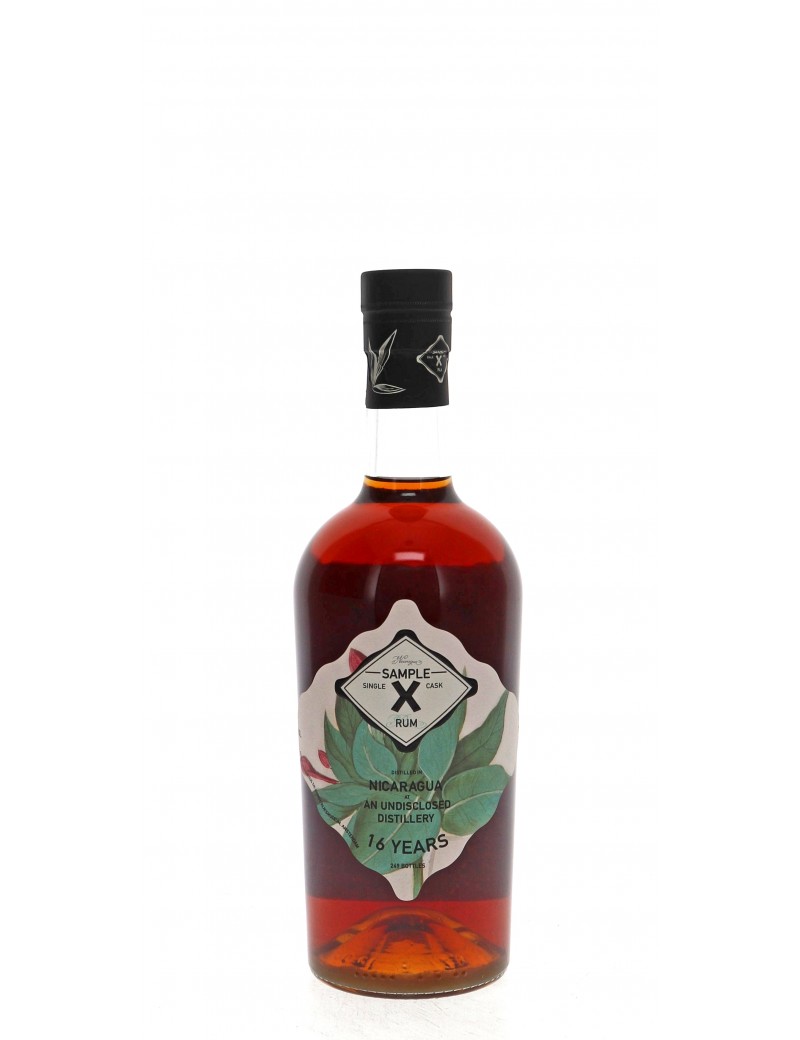 RHUM THE RUM MERCENARY SAMPLE X UNDISCLOSED DIST. 16 ANS 55,3°   70CL