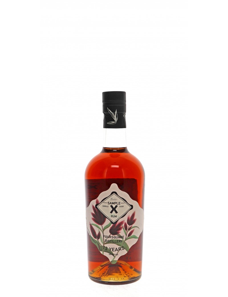 RHUM THE RUM MERCENARY SAMPLE X 13 ANS FOURSQUARE DIST. 59,8°   70CL