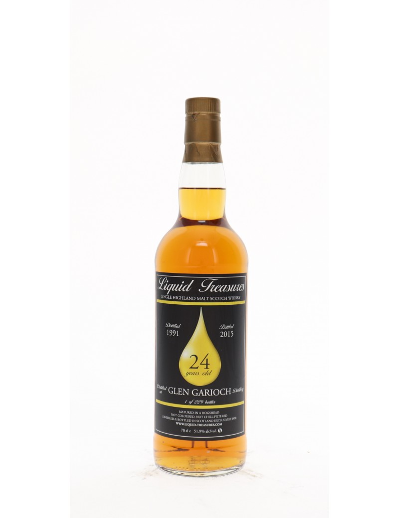 WHISKY LIQUID TREASURES GLEN GARIOCH 24 ANS 51,9°   70CL