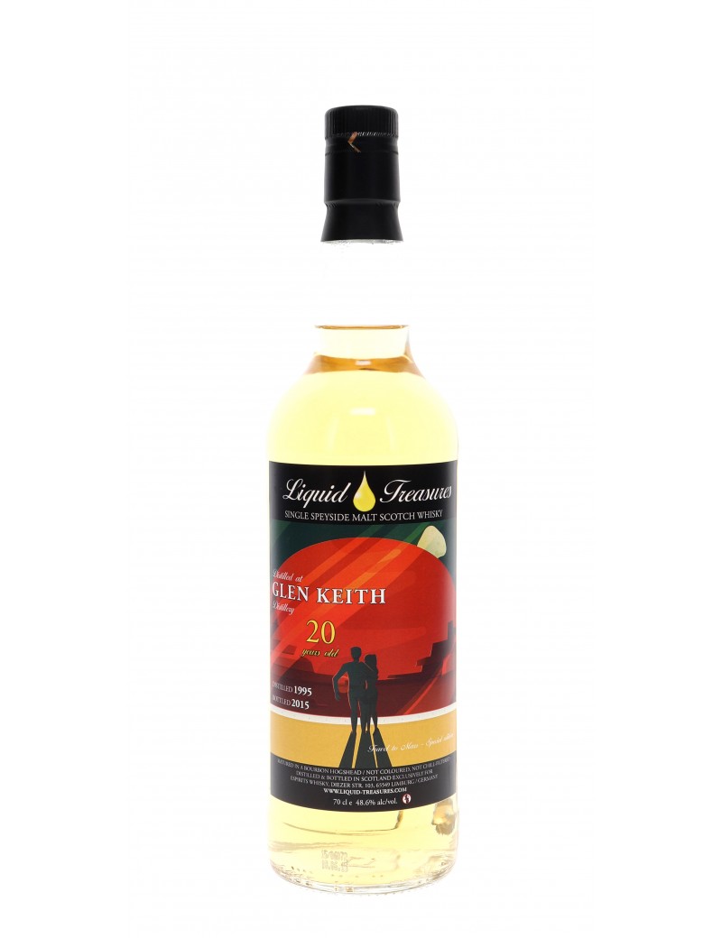 WHISKY LIQUID TREASURES GLEN KEITH 20 ANS 48,6°   70CL