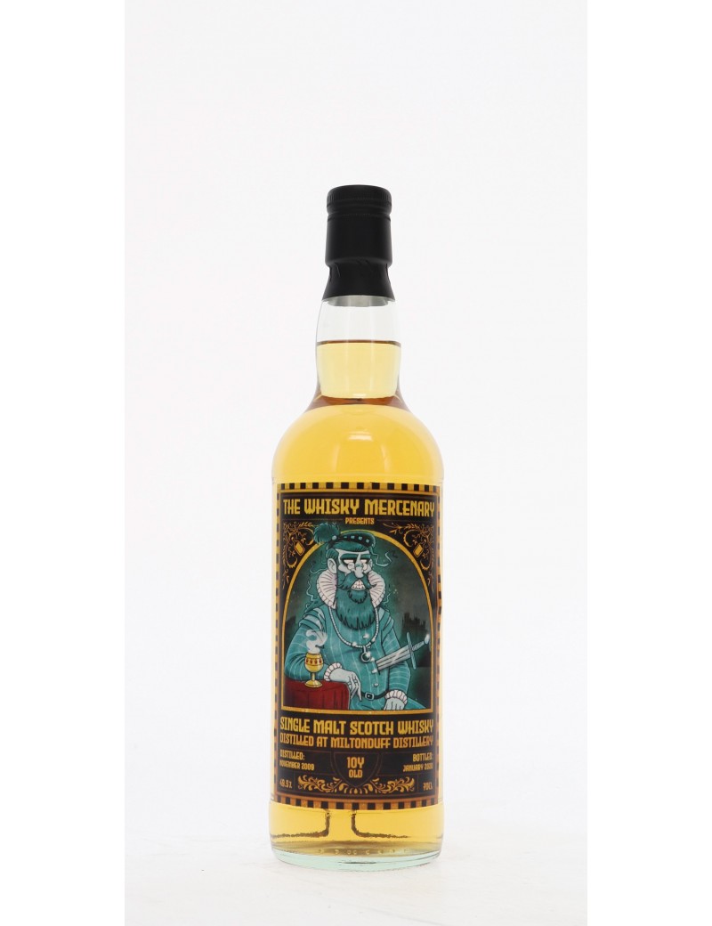 WHISKY THE WHISKY MERCENARY MILTONDUFF 10 ANS 49,5°   70CL