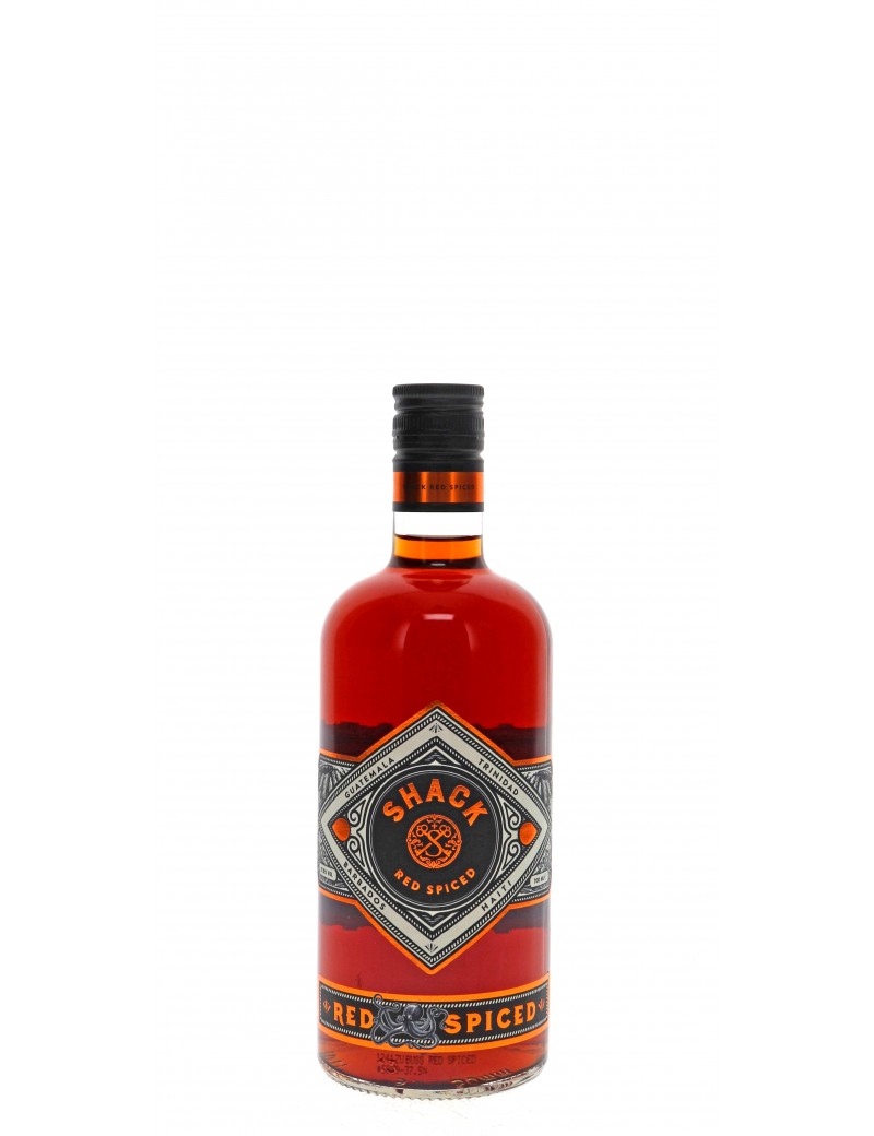 RHUM SHACK RED SPICED 37,5°   70CL