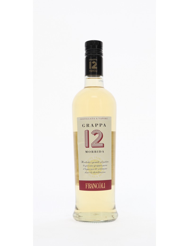 GRAPPA FRANCOLI "12" MORBIDA 40°   70CL