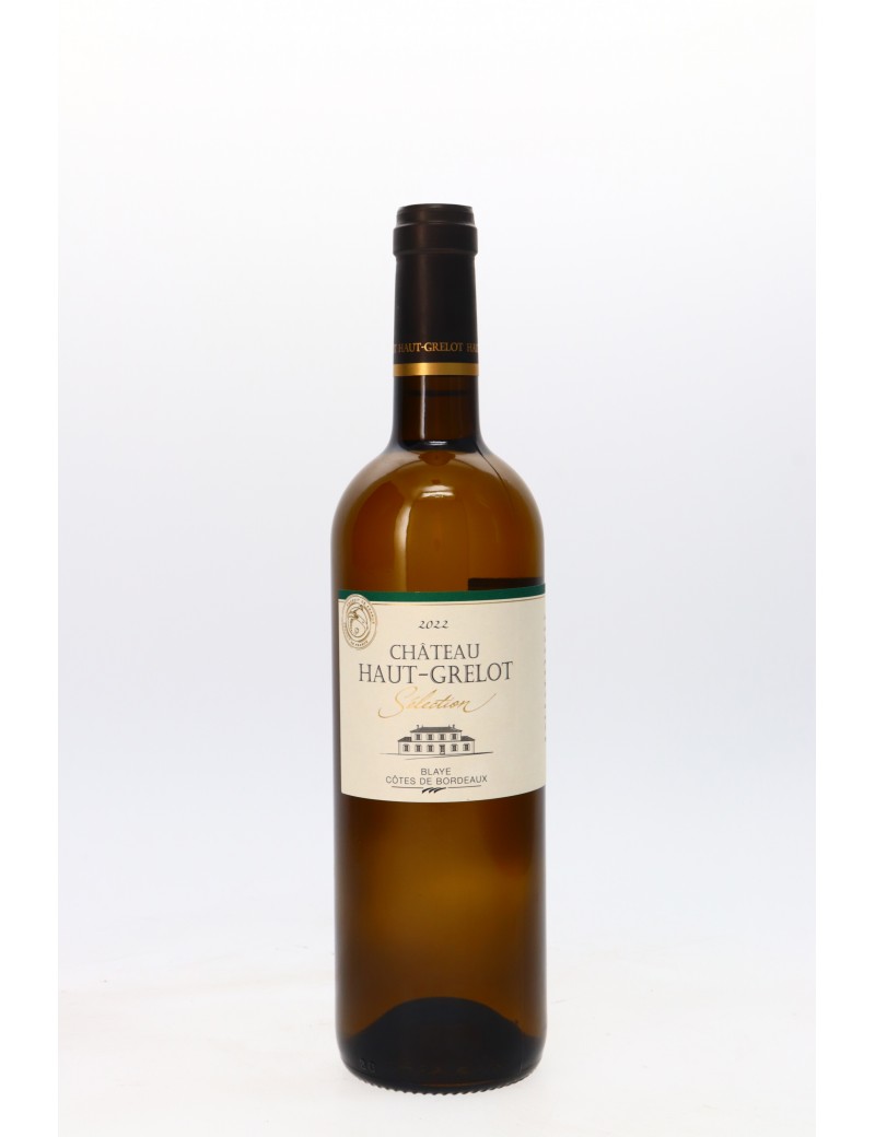 BLAYE COTES DE BORDEAUX BLANC SELECTION CHATEAU HAUT GRELOT