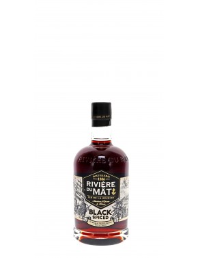 RHUM RIVIERE DU MÂT BLACK SPICED 35°   70CL