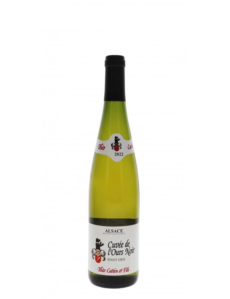 ALSACE PINOT GRIS CUVEE DE L'OURS NOIR THEO CATTIN & FILS