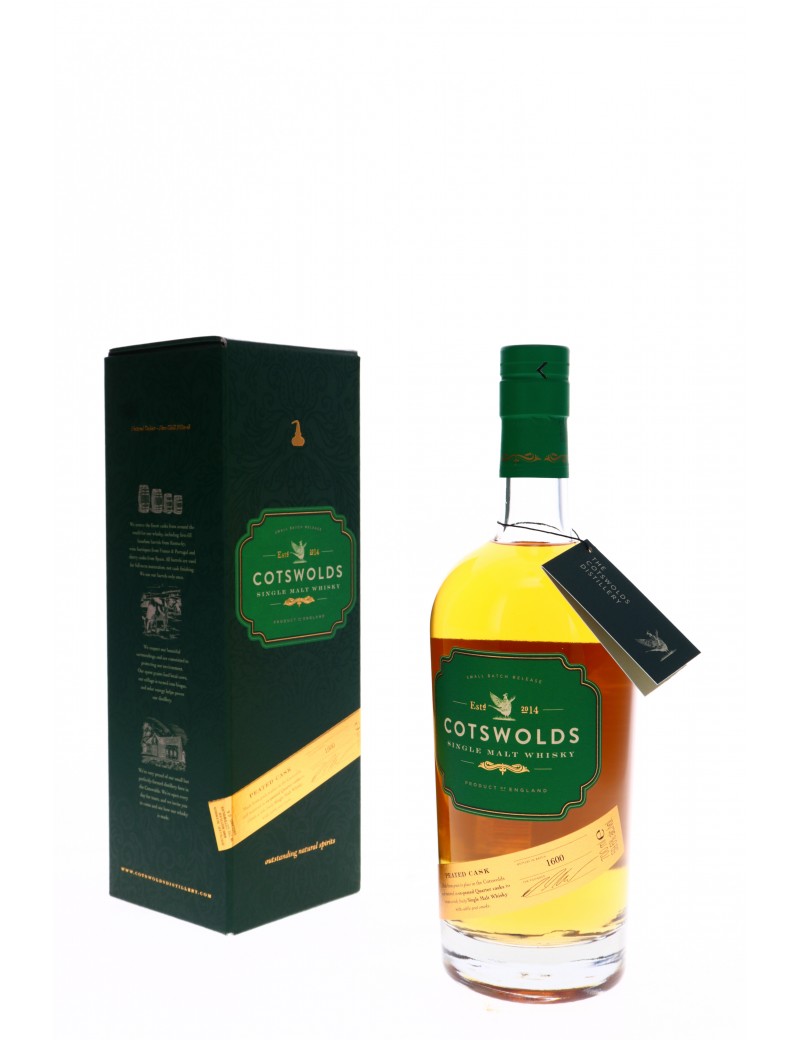 WHISKY COTSWOLDS PEATED CASK 59,6° 70CL