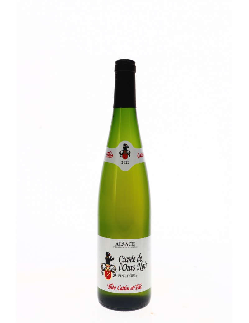 ALSACE PINOT GRIS CUVEE DE L'OURS NOIR THEO CATTIN & FILS